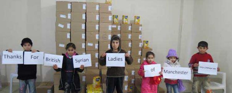 Ladies of Manchester meeting the needs of Syrian children