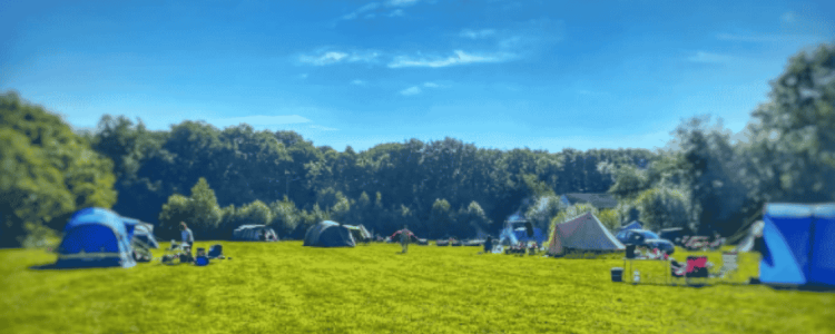 Camping in Wrekin Forest, Kynnersley